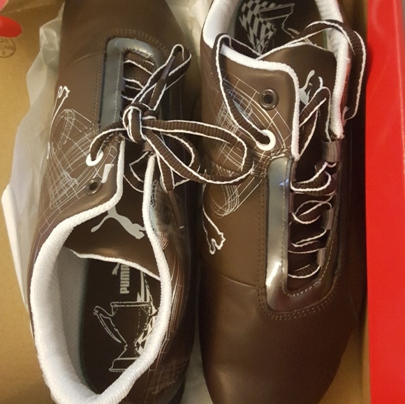 Puma men's brown 7 1/2 shoe - Picture 3 of 3